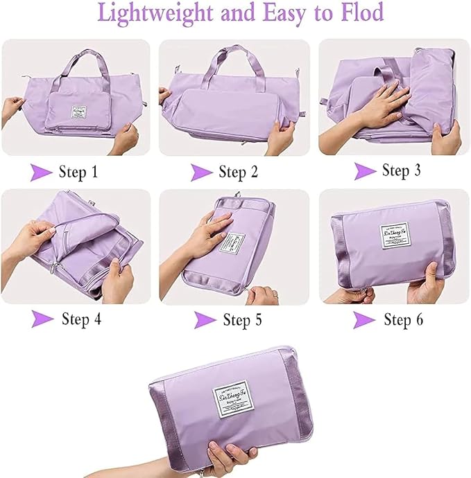 Expandable Folding Travel Bag for Women – Spacious, Lightweight & Stylish Travel Luggage