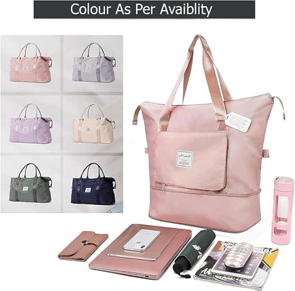Expandable Folding Travel Bag for Women – Spacious, Lightweight & Stylish Travel Luggage