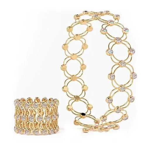 Elegant Bracelet Cum Ring for Women & Girls – Stylish Statement Hand Jewellery